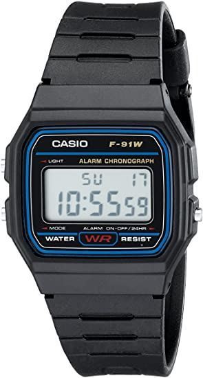 Imagen de RELOJ CASIO F91W NEGRO (F91W)