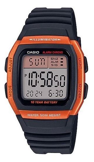 Imagen de RELOJ CASIO W96H-4A2 NARANJA