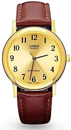 Imagen de RELOJ CASIO HOMBRE MTP-1095Q-9B1, CLASICO, CORREA DE CUERO