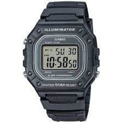 Imagen de RELOJ CASIO DIGITAL CUARZO RESINA NEGRO ORIGINAL HOMBRE