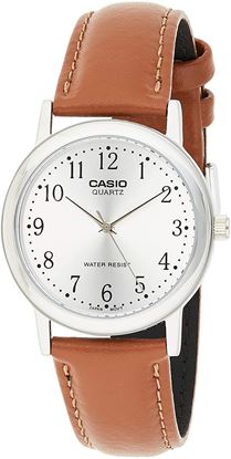 Imagen de RELOJ CASIO CABALLERO MTP- 1095E 7B CUERO MARRON