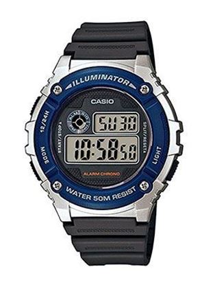 Imagen de RELOJ CASIO DIGITAL CABALLERO ALARMA CRONO LUZ MOD W-216H-2A